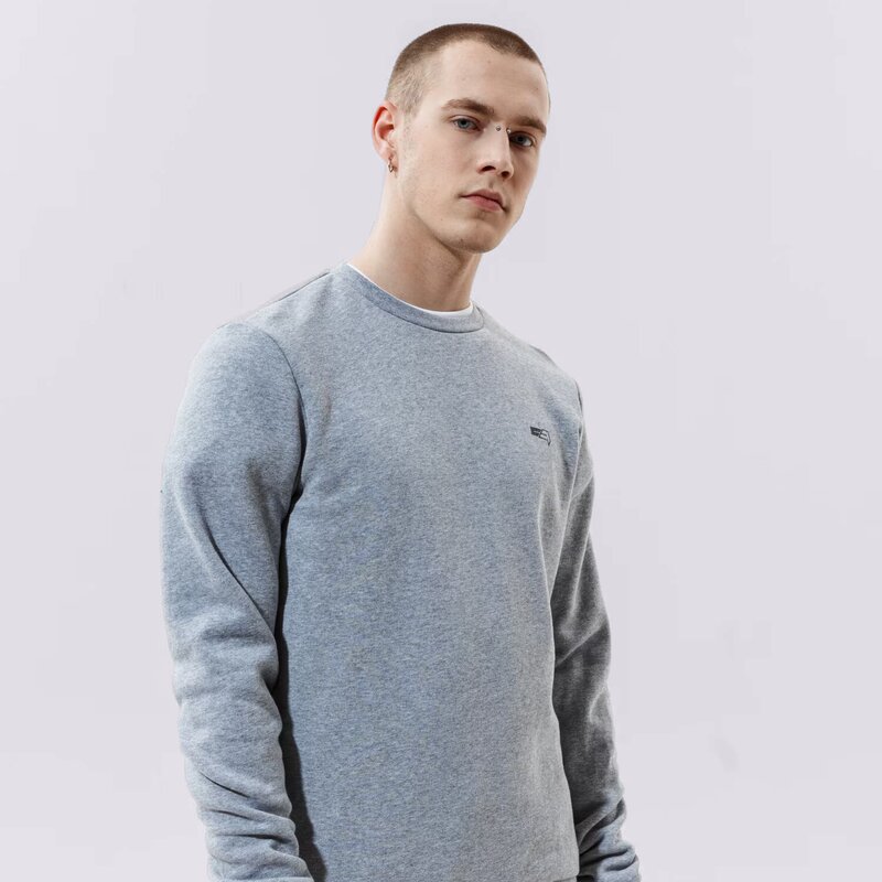 CONFRONT DŽEMPERIS SMALL LOGO CREW GREY 