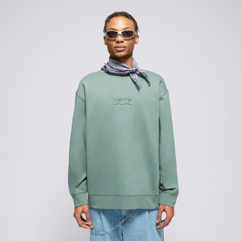 LEVI'S DŽEMPERIS RELAXD GRAPHIC CREW GREENS