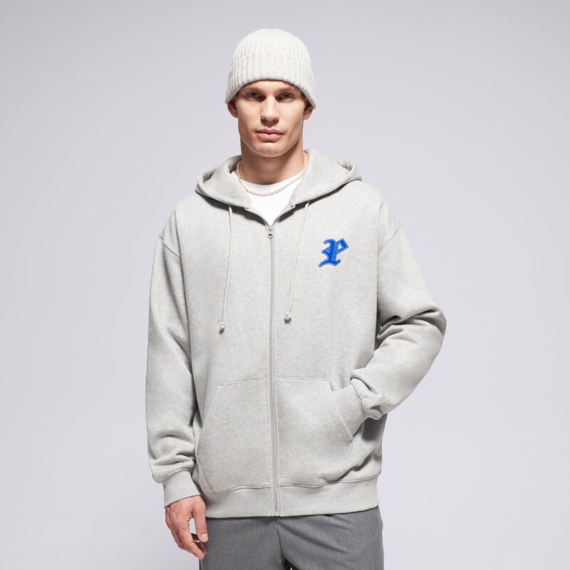 PROSTO DŽEMPERIS UŽSEGAMAS   ZIP HOODIE GHOTIC P GRAY