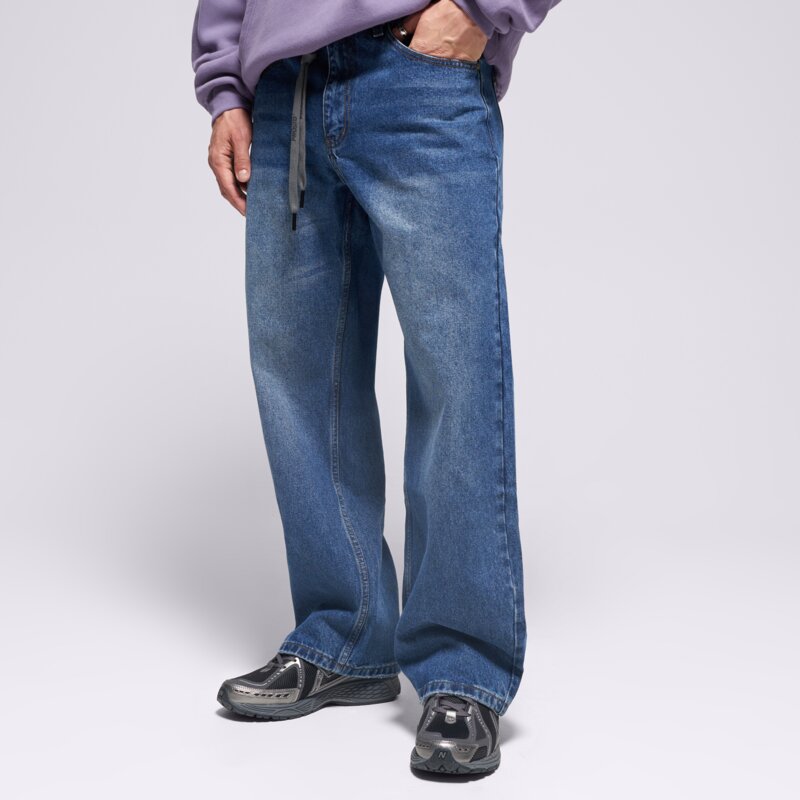 PROSTO DŽINSINĖS KELNĖS BAGGY TARMAC BLUE