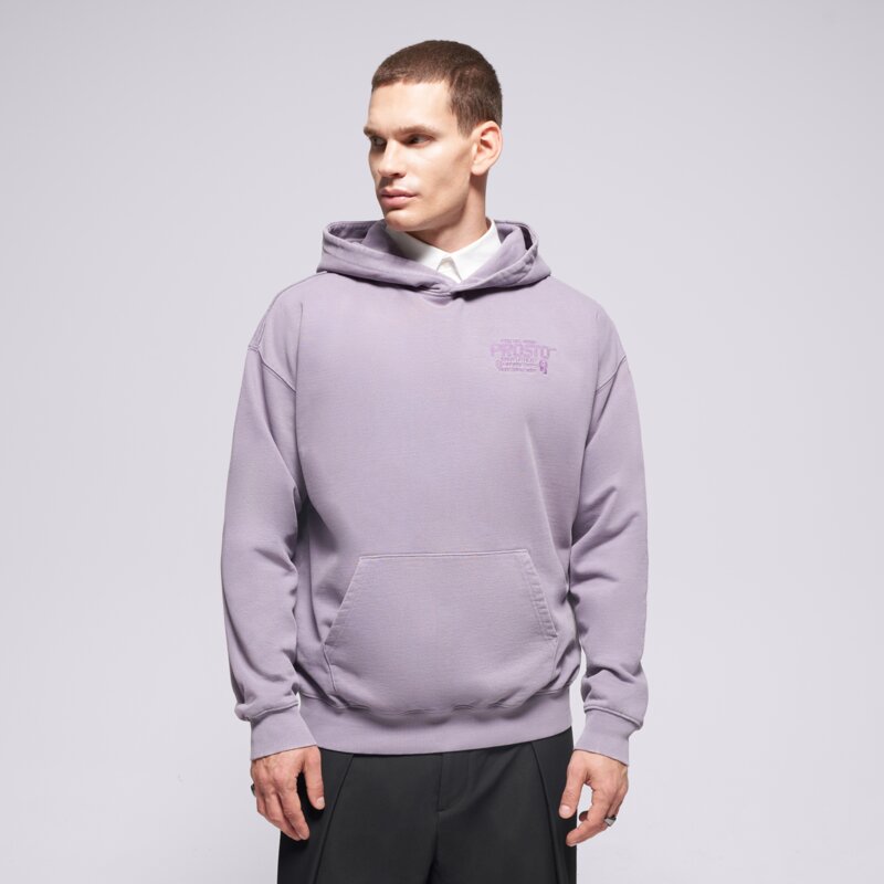 PROSTO DŽEMPERIS SU GOBTUVU HOODIE FLATHEAD WASHED LAVENDER
