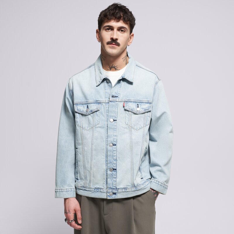 LEVI'S STRIUKĖ RELAXED FIT TRUCKER LIGHT INDIGO - WORN IN