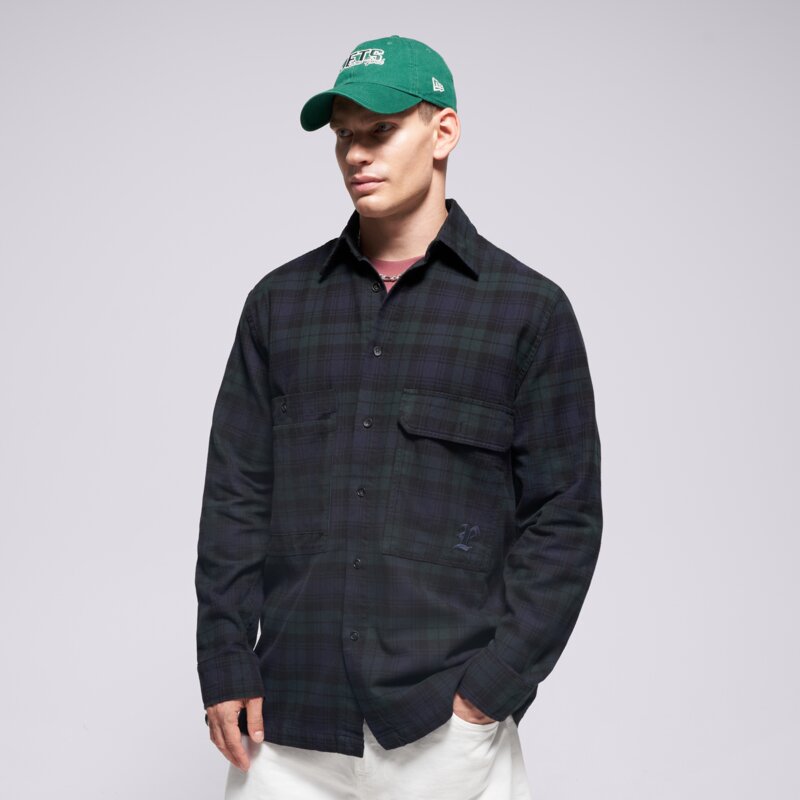 PROSTO MARŠKINIAI SHIRT CHECK NAVY